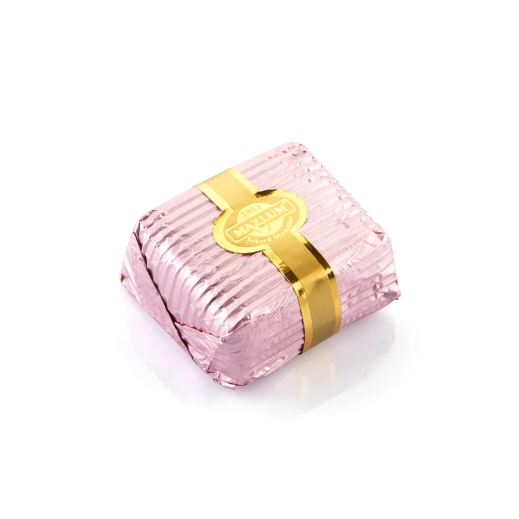 Gold-Foil Hazelnut Coating (Pink)
