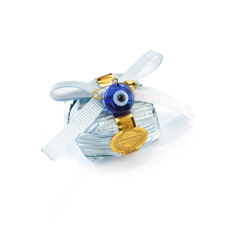 Decorated Evil Eye Bead (Blue)