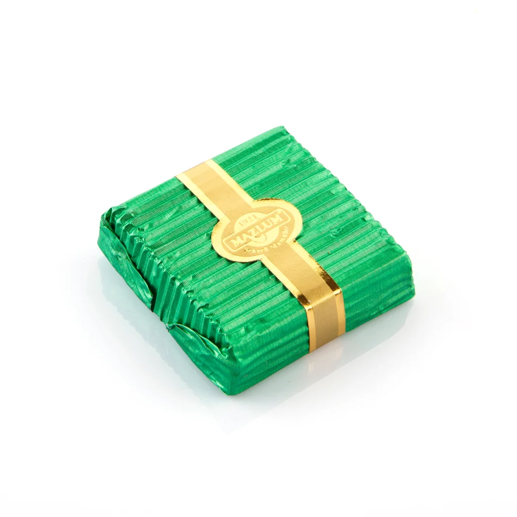 Gold-Trimmed with Pistachios (Green)